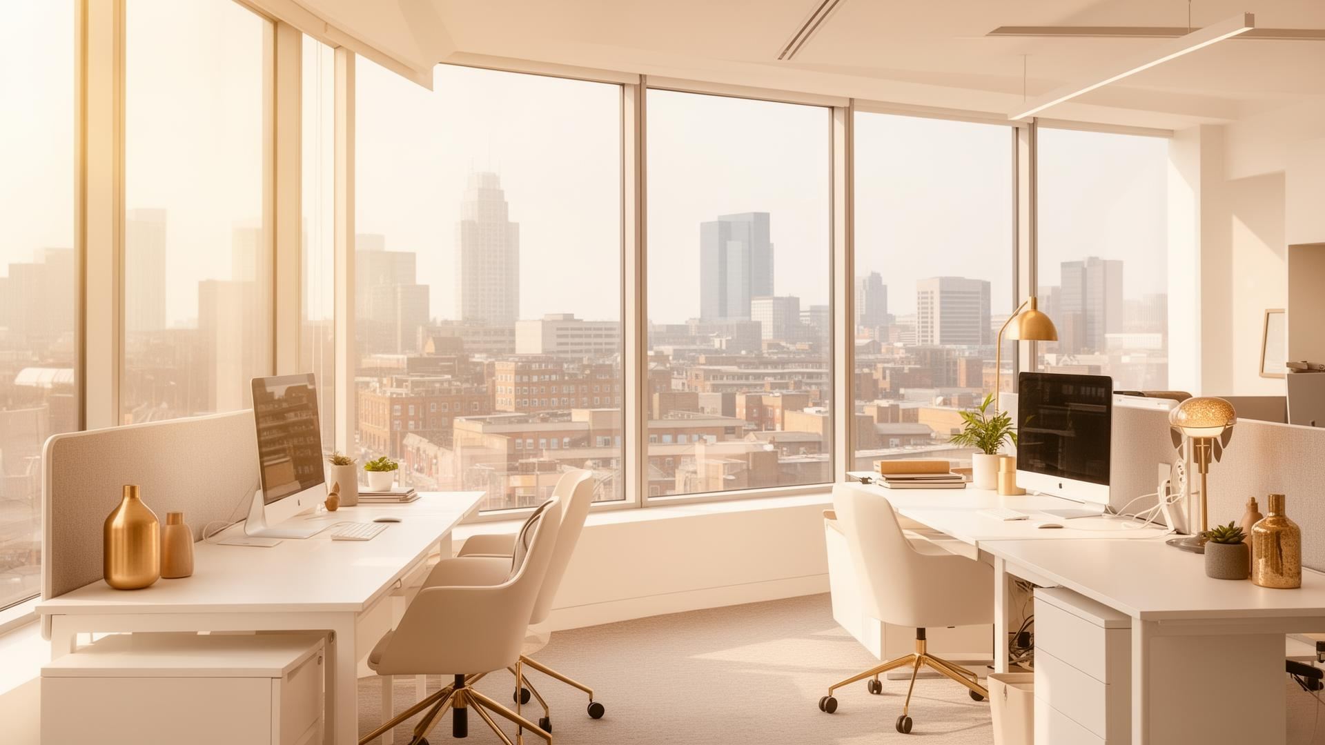 Birmingham city skyline at dusk, representing FK Digital Alliance, a marketing agency based at Fort Dunlop